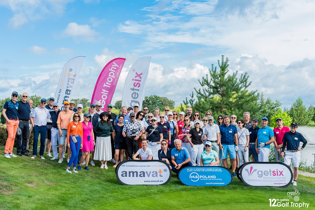 Group photo of the participants of the 12th getsix Golf Trophy